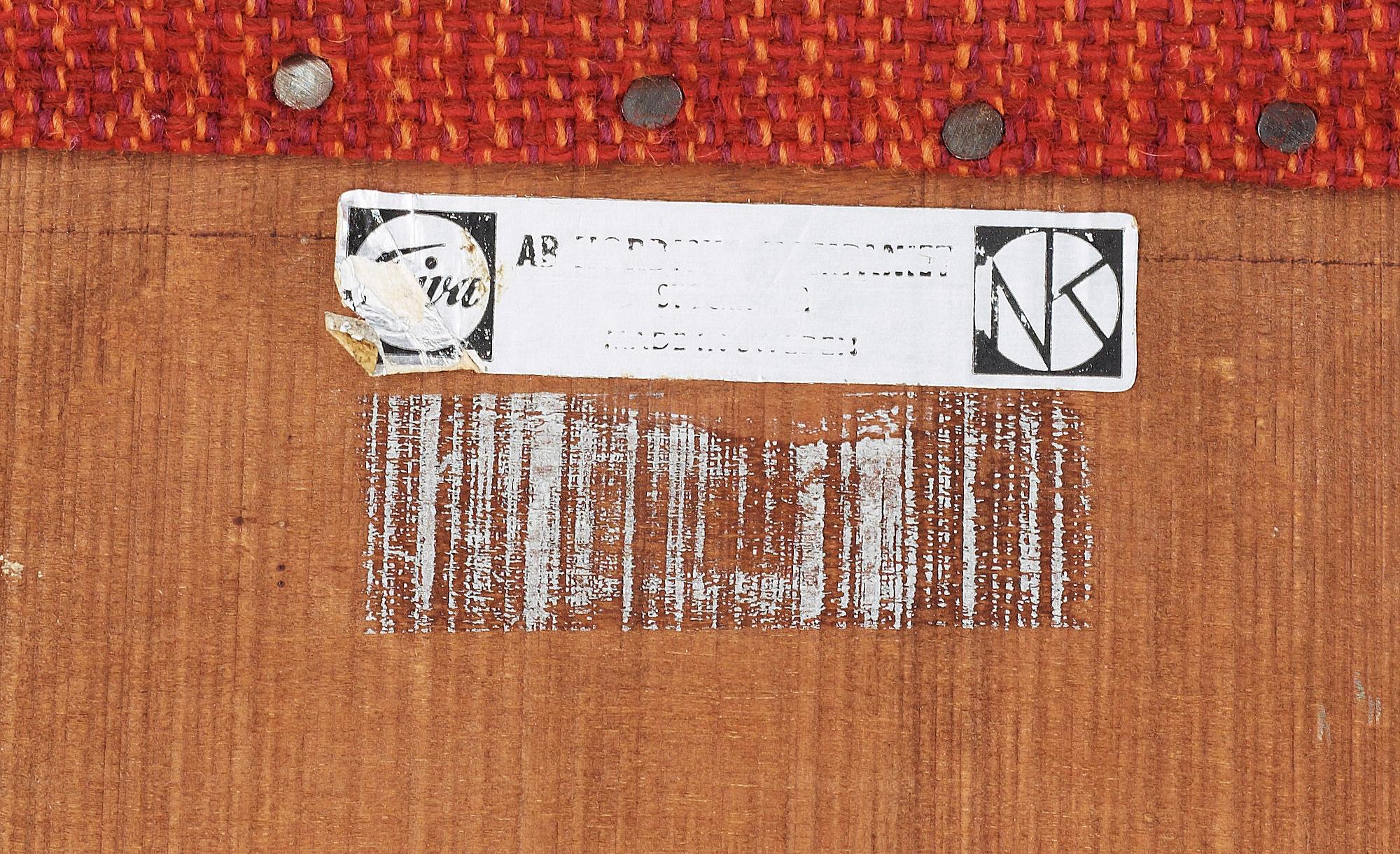 KARMSTOLAR, 2 st, "563-037", Bengt Ruda för Nordiska Kompaniets "Triva"-serie.