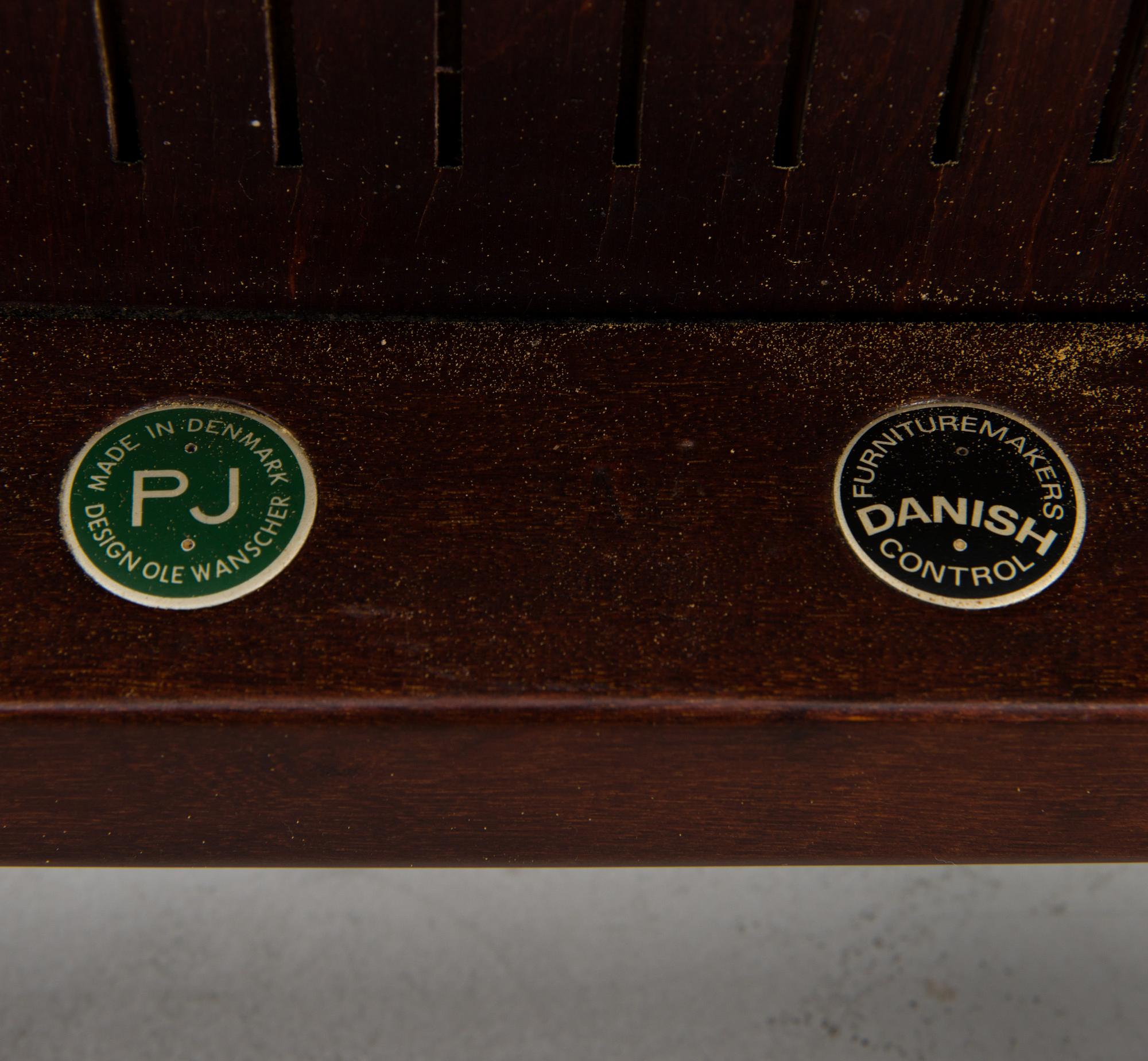 A mid-20th century Danish 'Rungstedlund chair' for Poul Jeppesen.