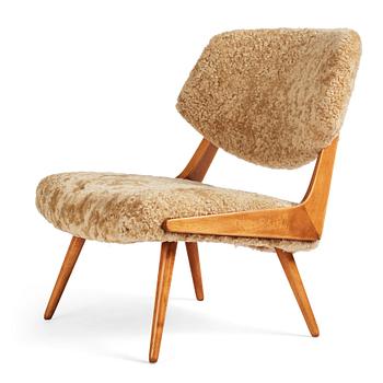 Svante Skogh, an easy chair "nr 915", AB Hjertquist & Co, Nässjö, Sweden 1950-60s.