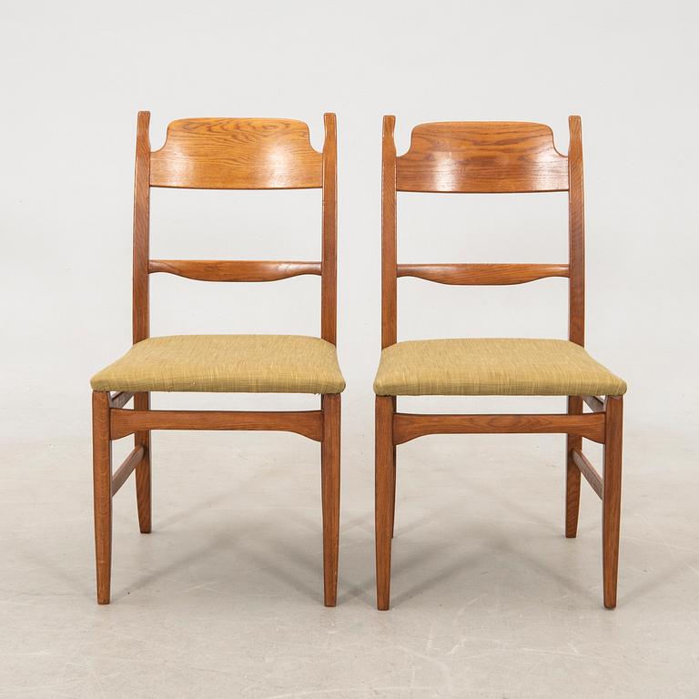 Carl Malmsten, chairs "Calmare Nyckel" 6 pcs, Åfors furniture factory, later part of the 20th century.