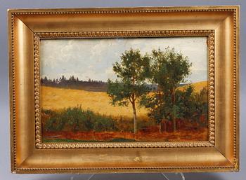 PER DANIEL HOLM, olja på pannå. Monogramsign.