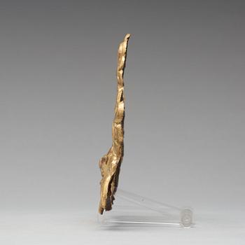 DEKORDEL, förgylld koppar legering. Tibet, troligen 1800-tal.