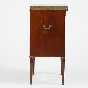 Pottskåp. Stockholmsarbete, 1700-talets slut, Sengustavianskt.