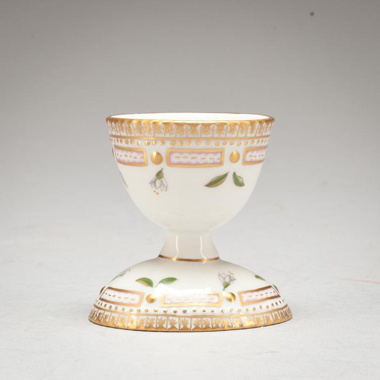 ÄGGKOPP, porslin. "Flora Danica", Royal Copenhagen.