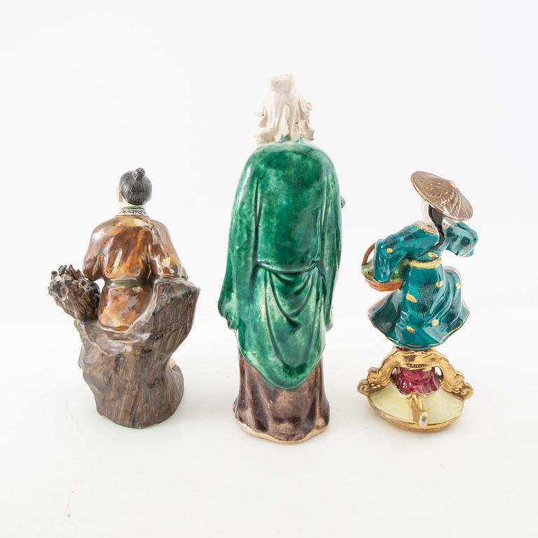 Figuriner 7 st Kina/Europa 1900-tal porslin/keramik.