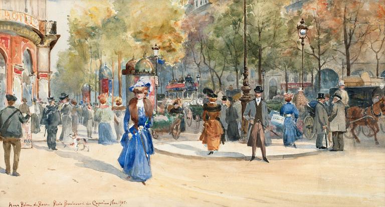 Anna Palm de Rosa, "Boulevard des Capucines".