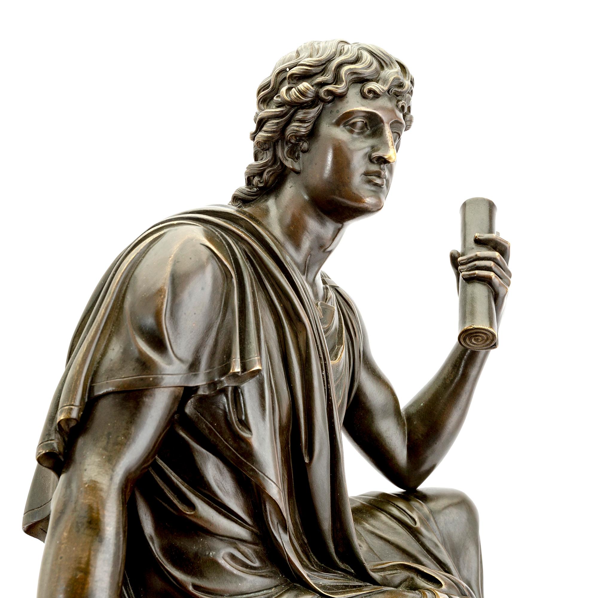 A late Empire mid 1800s table clock.