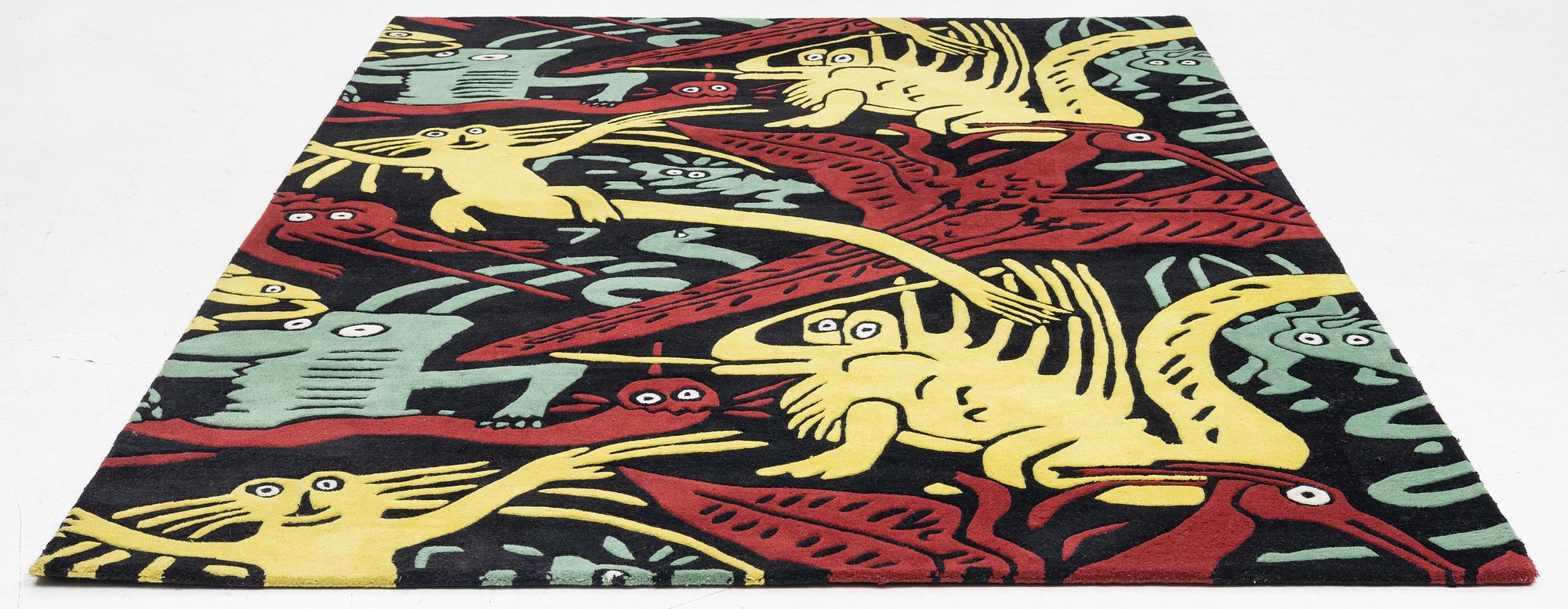 Carl Johan De Geer, a hand tufted carpet, "Monter Subtil", ca. 297 x 199 cm, signed and numbered 1/25.