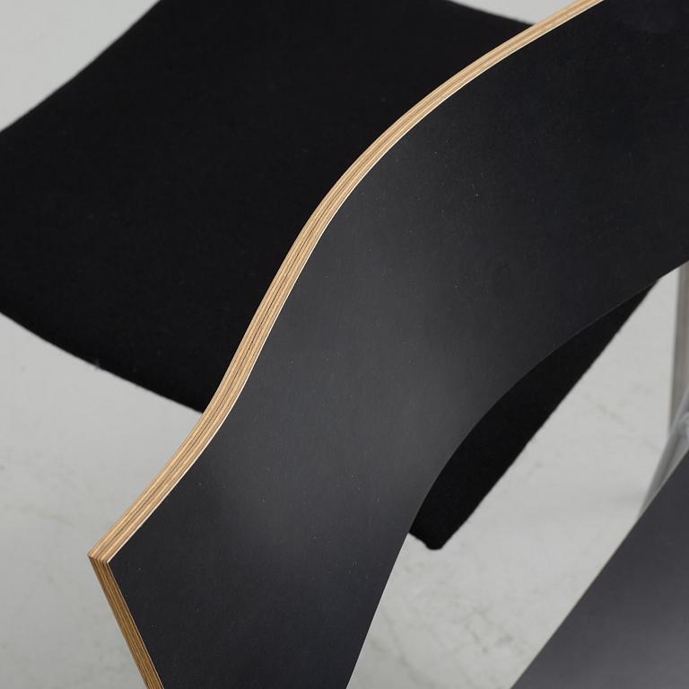 Johannes Foersom & Peter Hiort-Lorenzen, a set of eight 'Campus' chairs, Lammhults, after 1992.