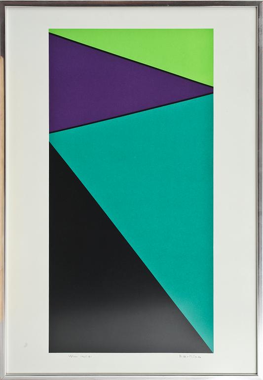 OLLE BAERTLING, färgserigrafi, sign. o numr. 28/100.