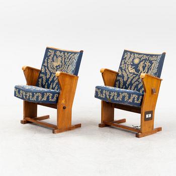 Teaterstolar, ett par, 1940-tal.