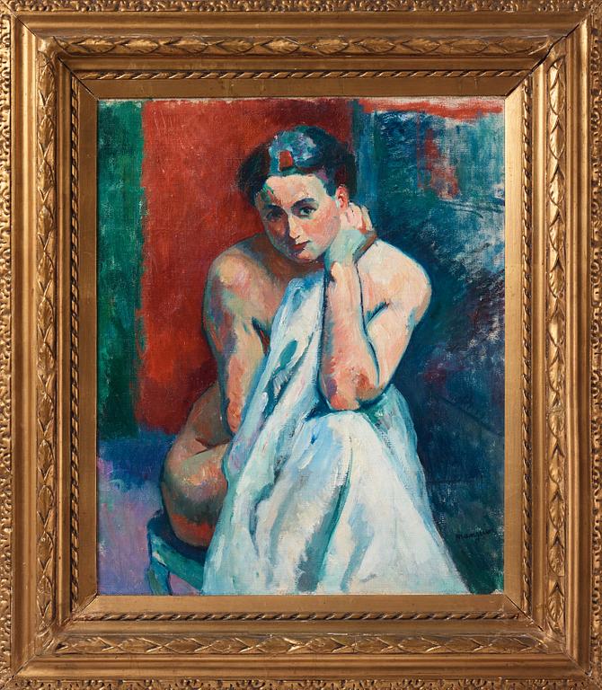 Henri Manguin, Portrait of the artist's wife Jeanne.