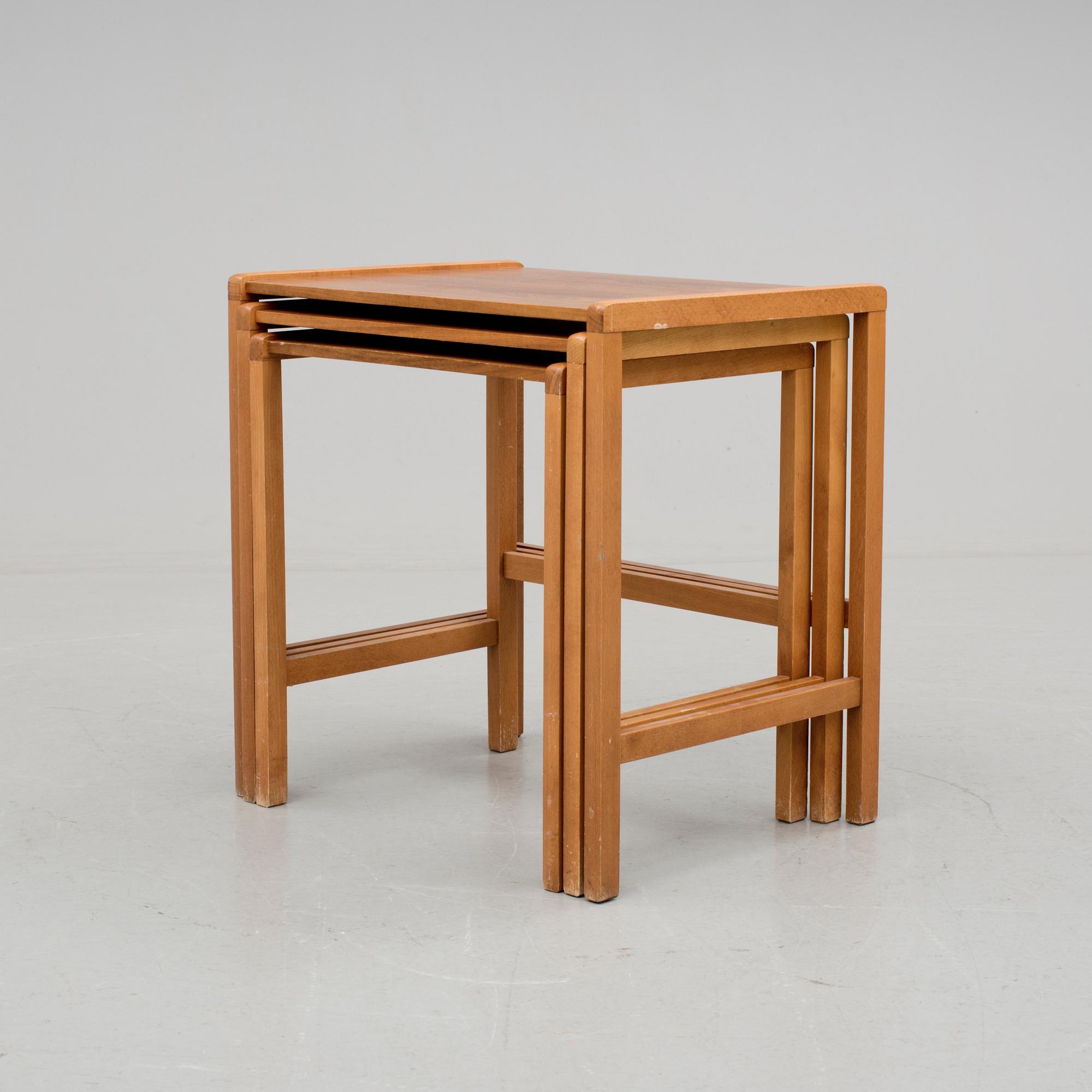 SATSBORD, 3 delar, 1950/60-tal.