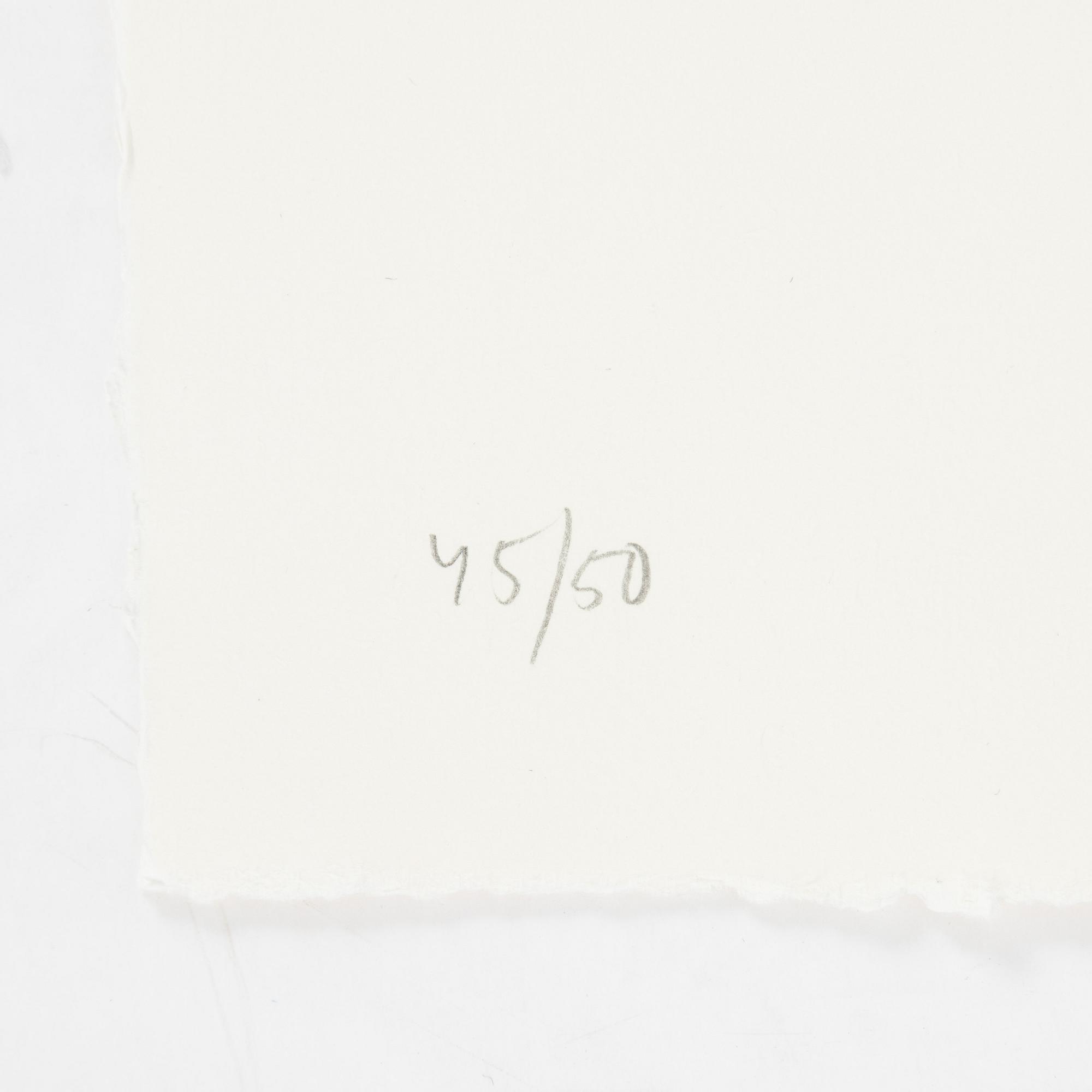 Jan Håfström, etching in colours, 2020, signed 45/50.