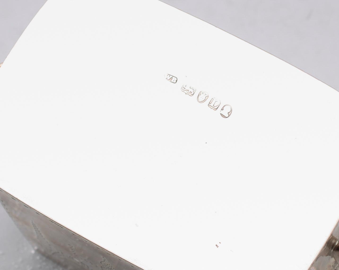 SOCKERSKÅL, silver, William Bennett, London 1806. Vikt ca 203 g.