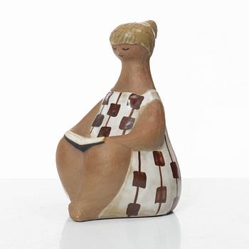 Lisa Larson, figurin, stengods, "Charlotta", Gustavsberg.