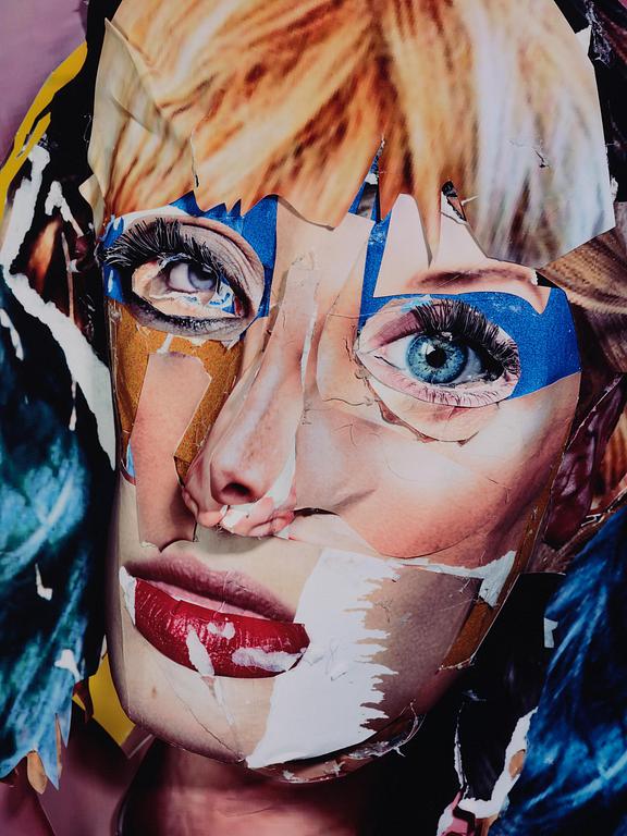 Daniel Gordon, "Portrait in Yellow and Blue", 2012.