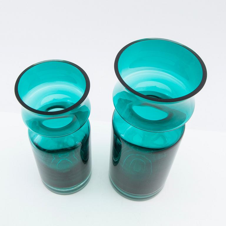 Tamara Aladin, vaser, 4 st, glas, Riihimäen Lasi, 1960/70-tal.