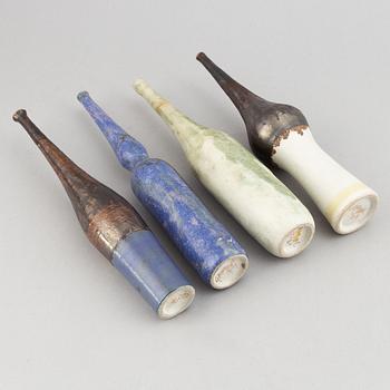 Gambone, a set of four ceramic vases, Italy 1950-60's.