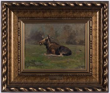 Axel Borg, Lying moose.