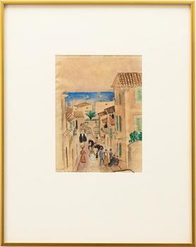Gösta Sandels, Förstudie till Gata, Palma de Mallorca.