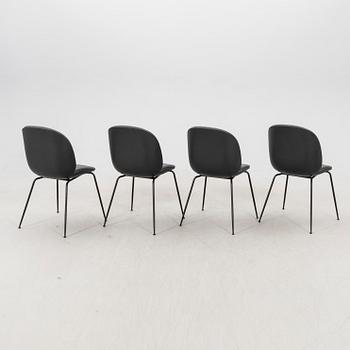 Gamfratesi, chairs 4 "Beetle" for Gubi, contemporary.