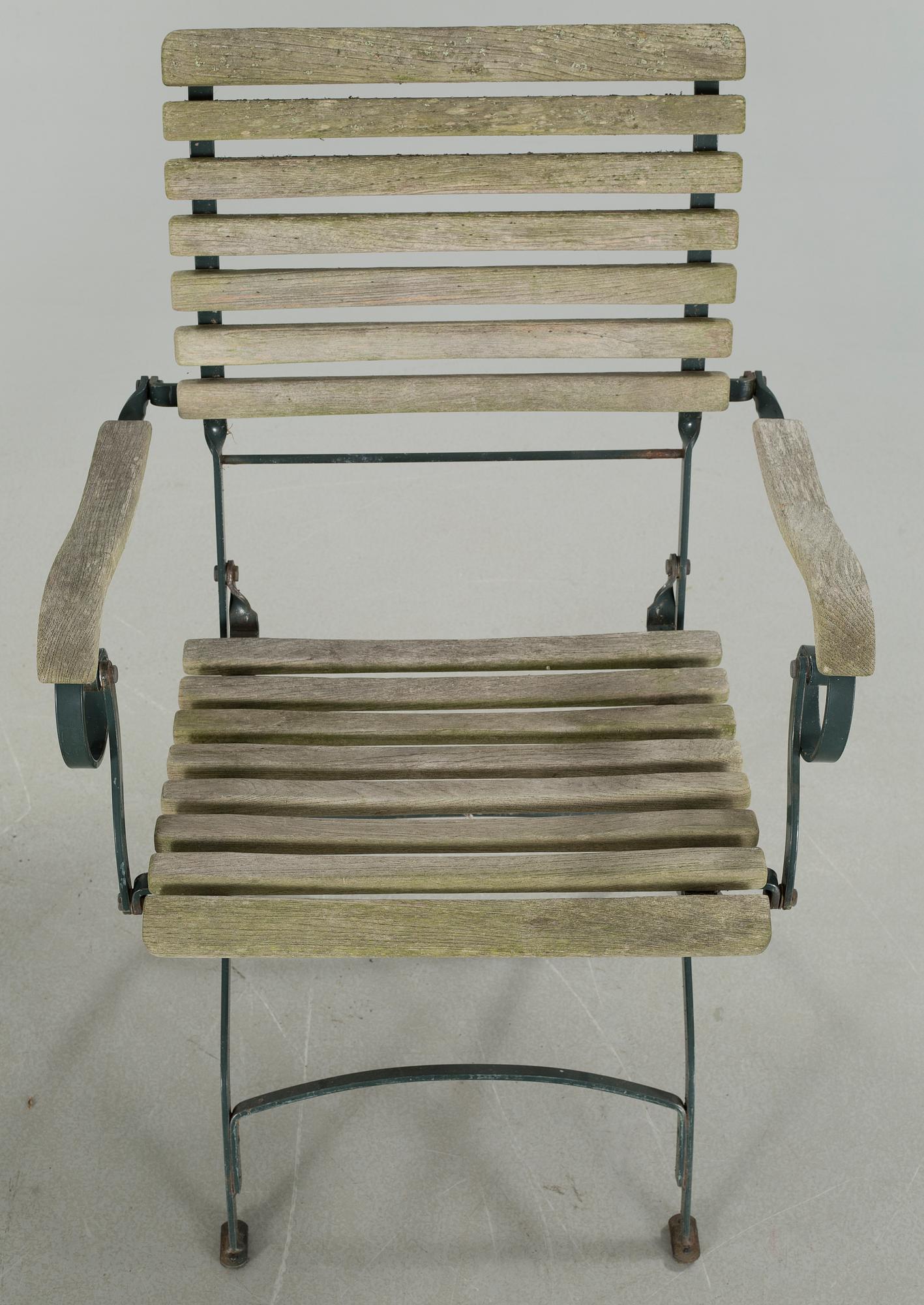 A garden group of five pieces, second half of the 20th century.