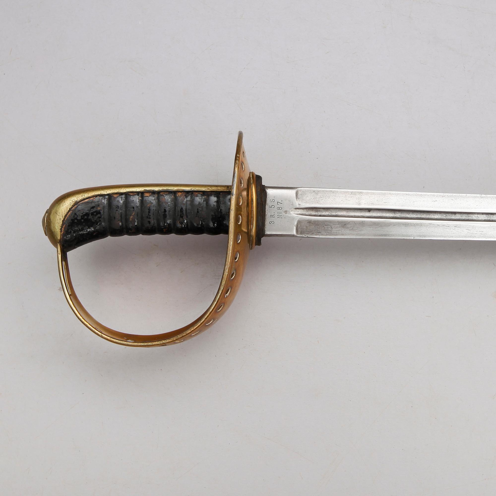 PALLASCH, m/1893 manskapsvapen för Kavalleriet.