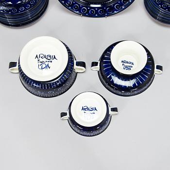 Ulla Procopé, matservis, 28 delar, porslin, "Valencia", Arabia.