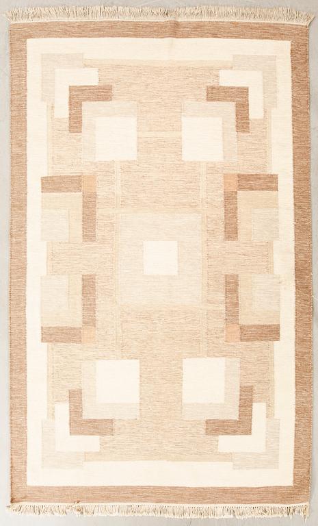 Rug, flat weave, approx. 295x198 cm.