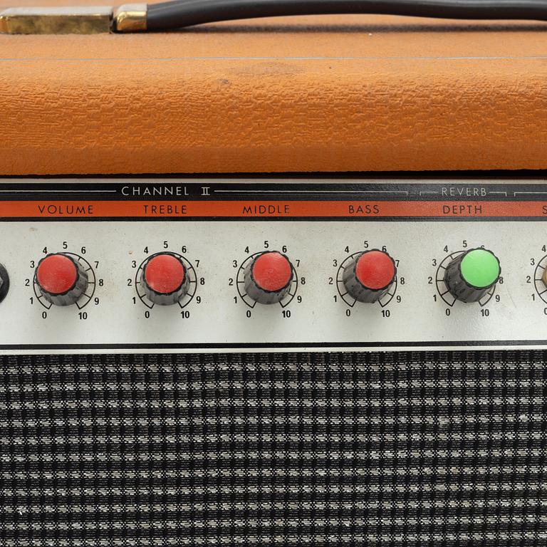 Orange, "Custom Reverb Twin",  gitarrförstärkare, modell 125, England, 1970-tal.