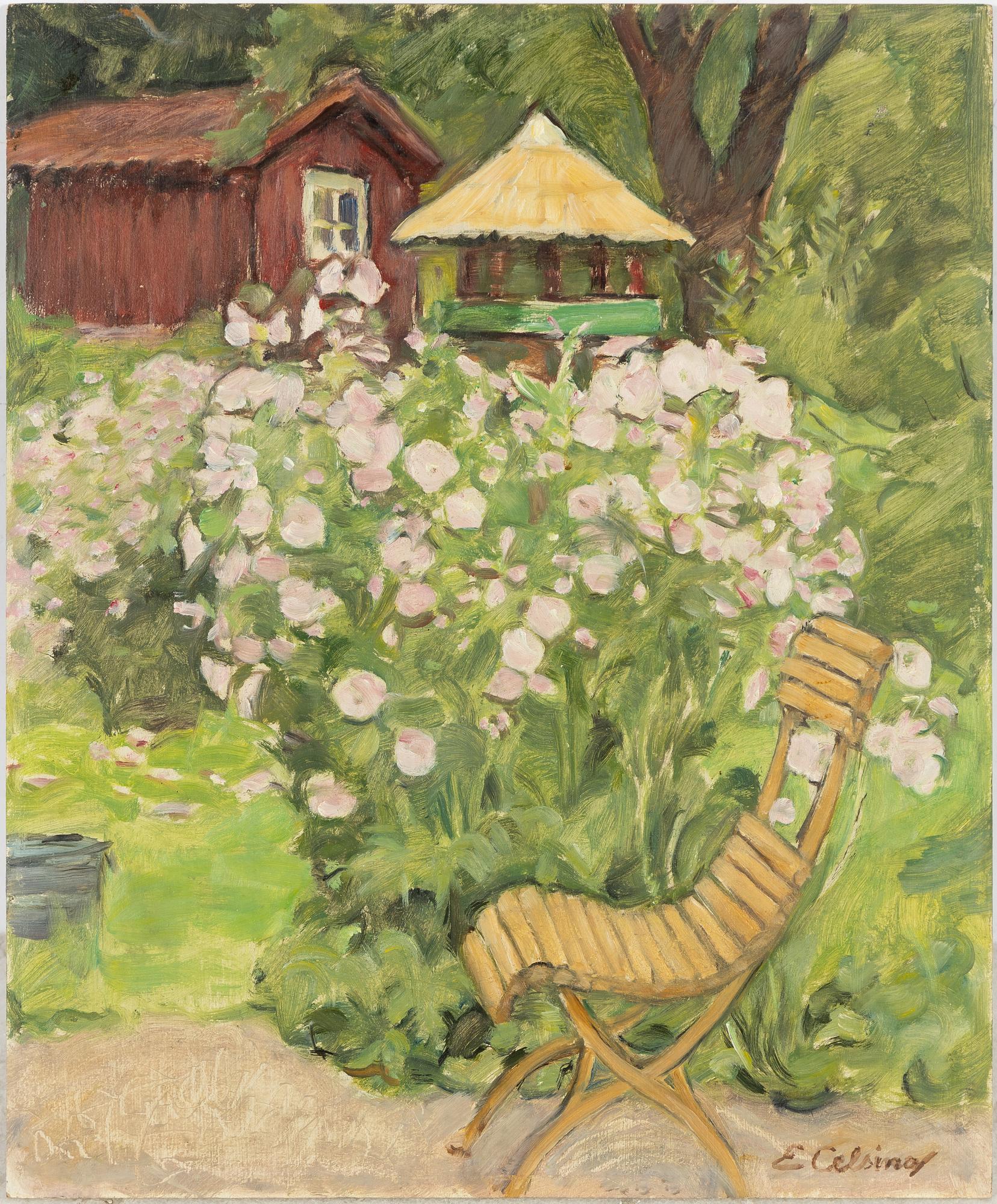 Elsa Backlund Celsing, Trädgårdsbänken.
