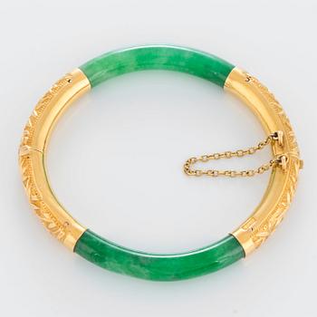 A jadeite bangle.