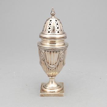 SOCKERRUSKA, silver, KE&CO LD, London, 1924. Vikt ca 204g.