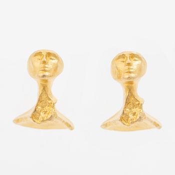Lapponia, a pair of earrings, gold.