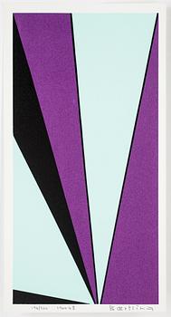Olle Baertling · OLLE BAERTLING, färgserigrafi, 1964-68, signerad och numrerad 196/300.