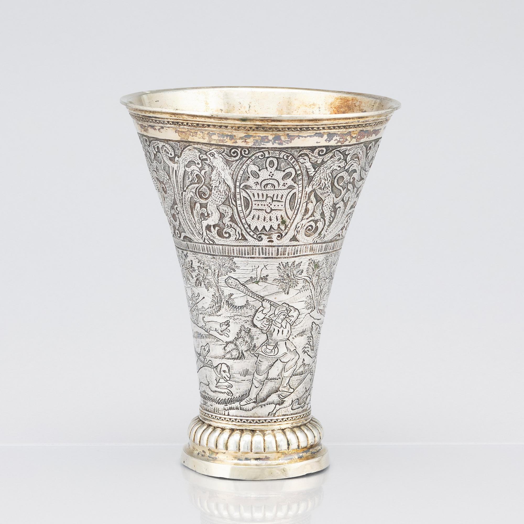 Olof Löfvander, bägare, silver, Luleå 1812.