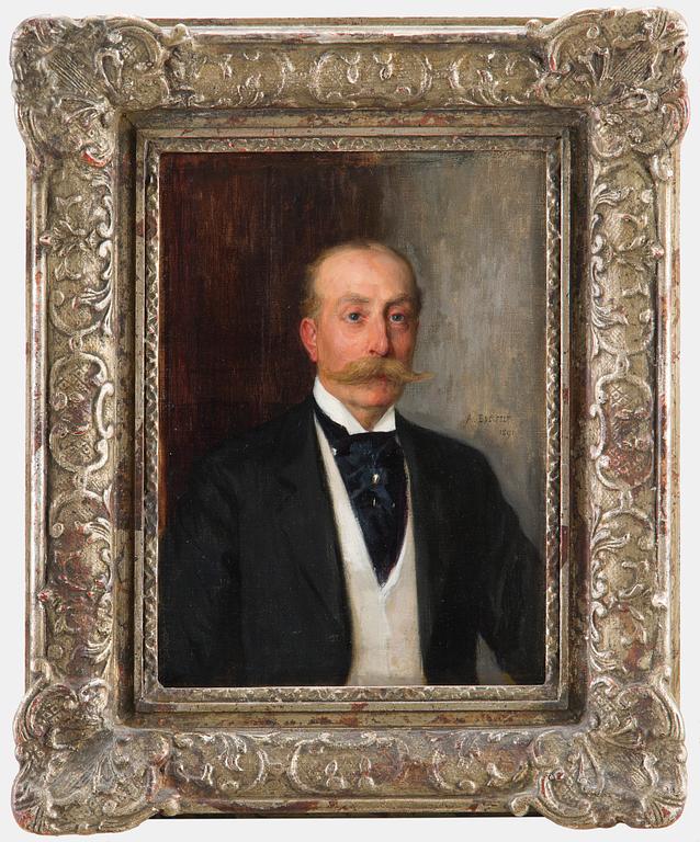 Albert Edelfelt, Porträtt av Markis Emile de Chambure.