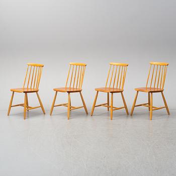 A set of four mid 20th century Stocka chairs.