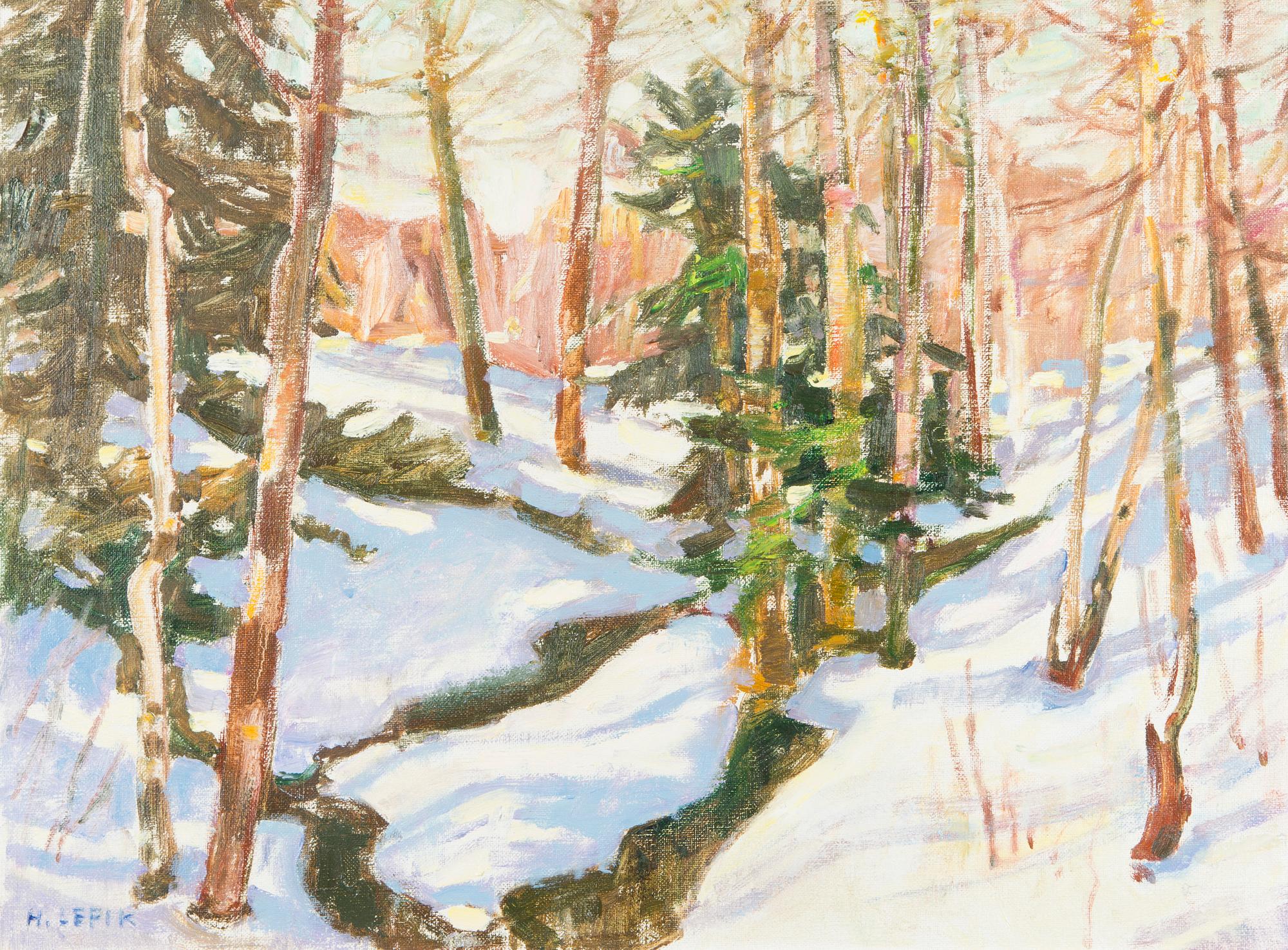 Hugo Lepik, Winter morning.