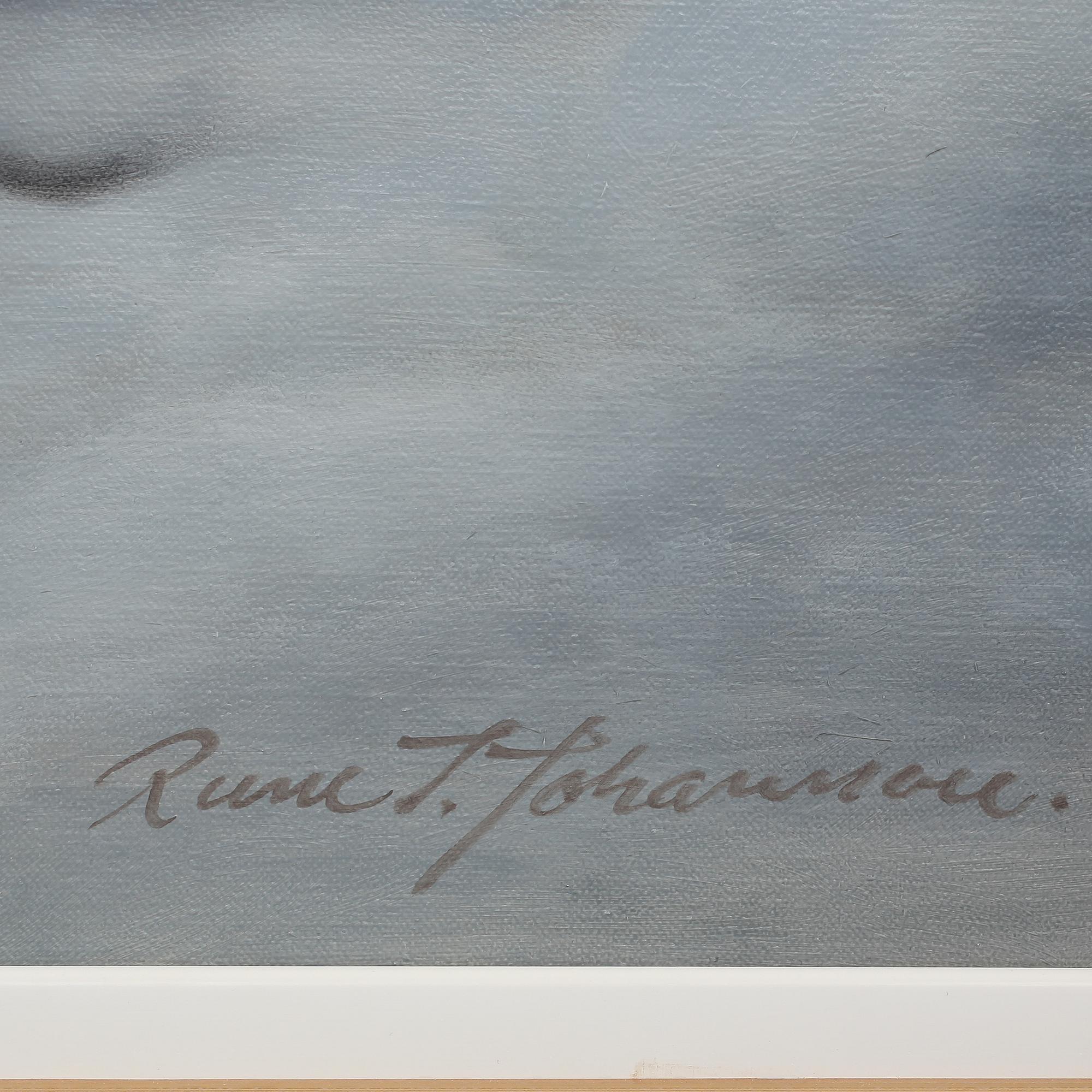 RUNE JOHANSSON, olja på duk, signerad.