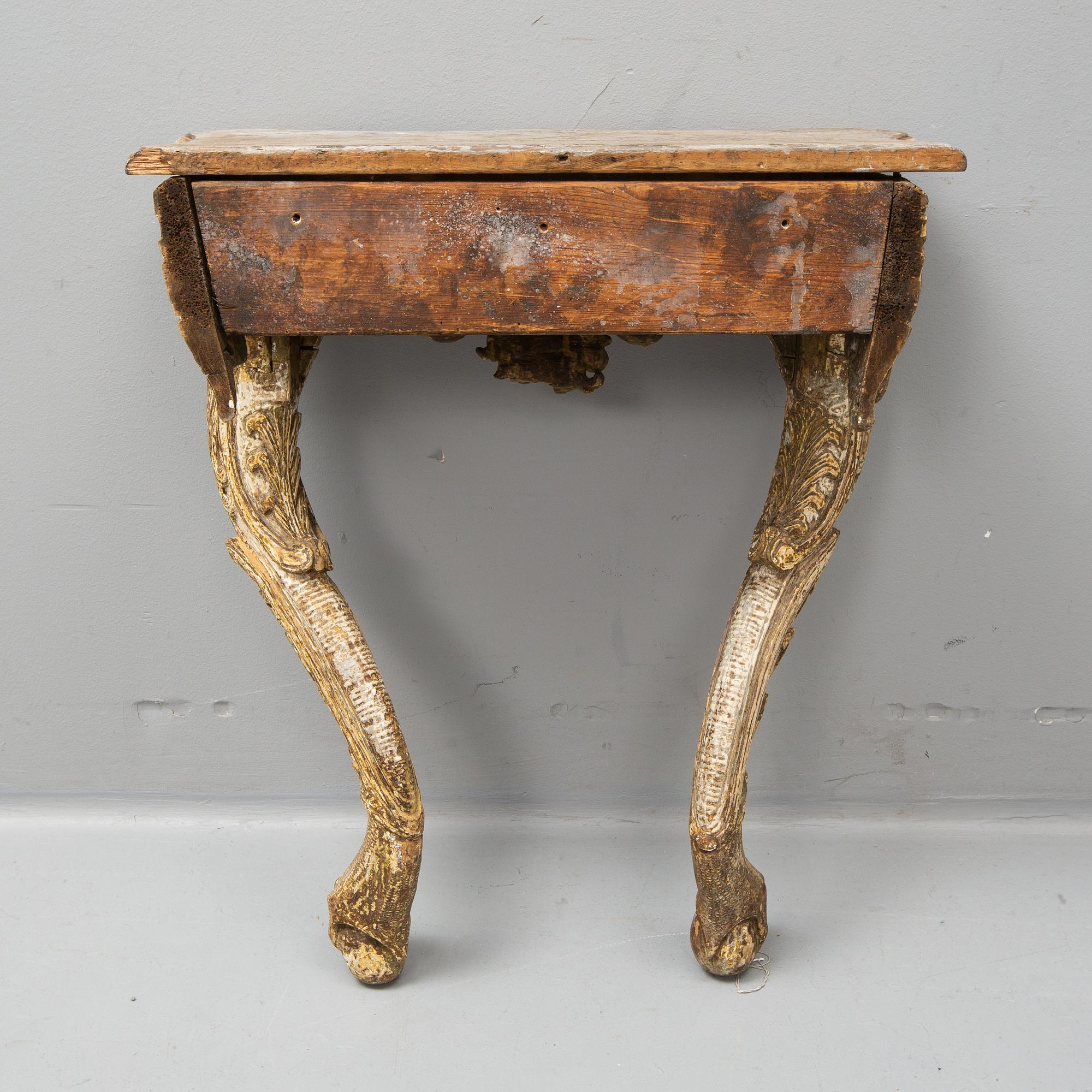 KONSOLBORD, rokoko, 1700-talets andra hälft.