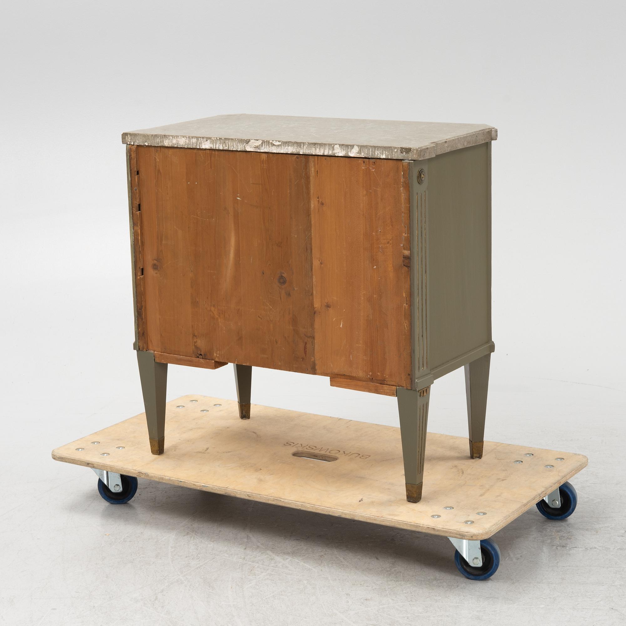 Byrå, sengustaviansk stil, 1900-talets början.