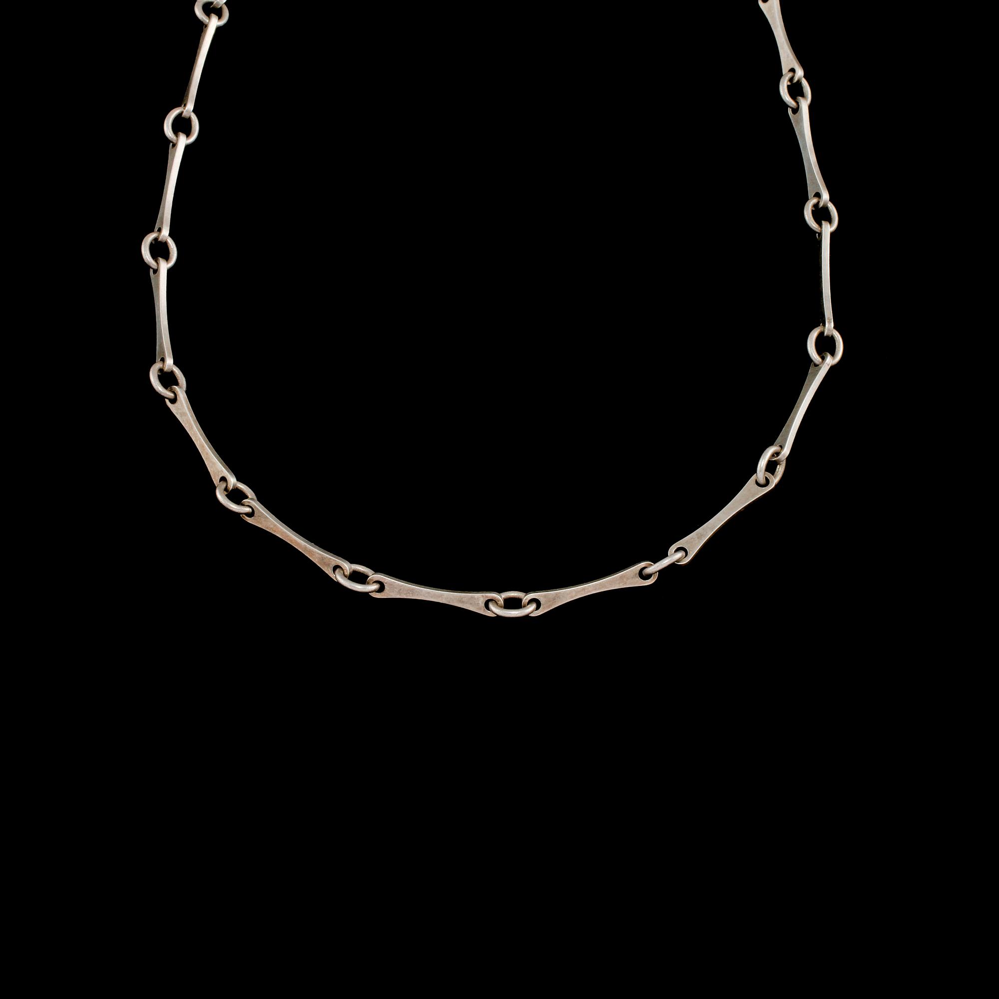 HALSKEDJA, sterlingsilver, Georg Jensen, Danmark, importstämplad. Vikt 22 g.