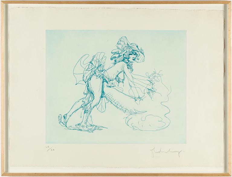 CLAES OLDENBURG, färglitografi, 1975, signerad 60/60.