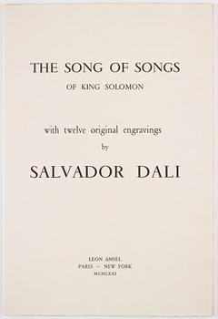 Salvador Dalí, "The song of songs of King Solomon" (12).