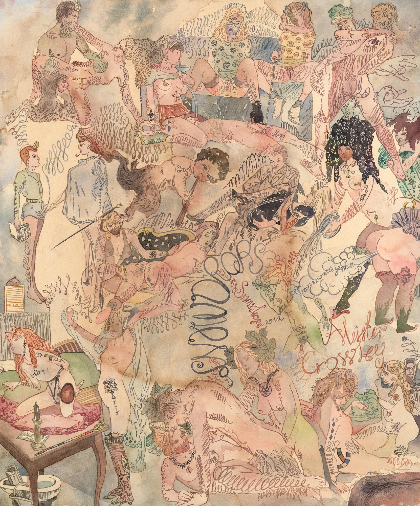 Fredrik Söderberg, Diptyk 

"Snowdrops from a Curate´s Garden III"
"The Hidden Landscape of the Subconscious III".