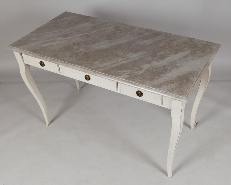 SKRIVBORD, rokokostil, 1900-talets andra hälft.