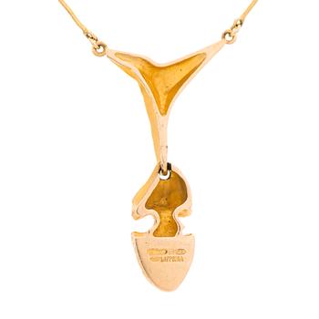 A NECKLACE, "Kaira". 14K gold. Lapponia 2001.