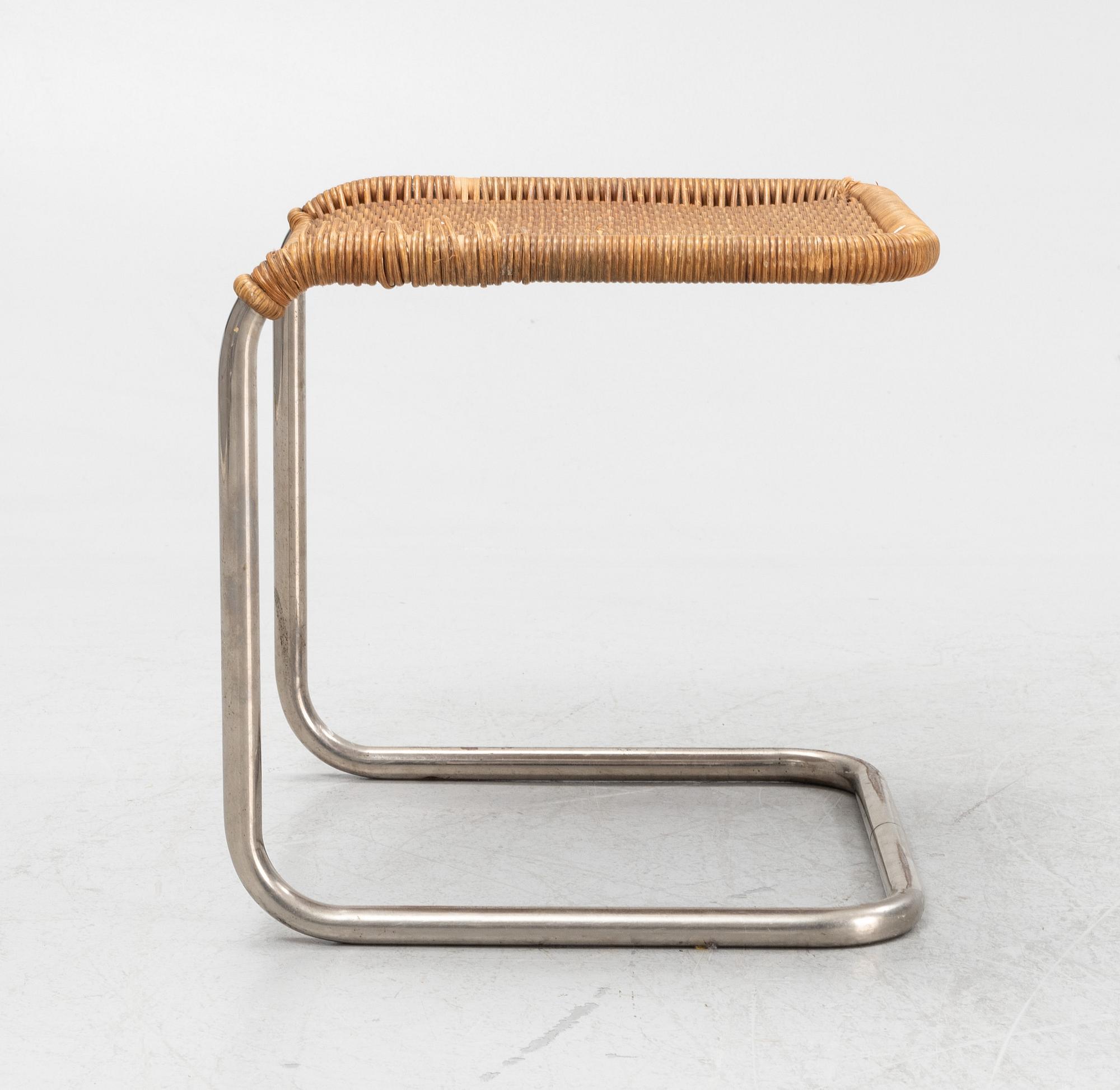 a foot stool, AW Nilsson, Malmö, 1930s.